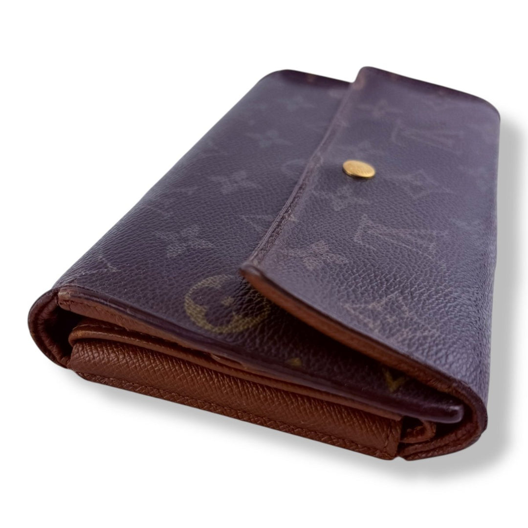 Louis Vuitton Trifold Brown Monogram Femme Wallet - Lux Central