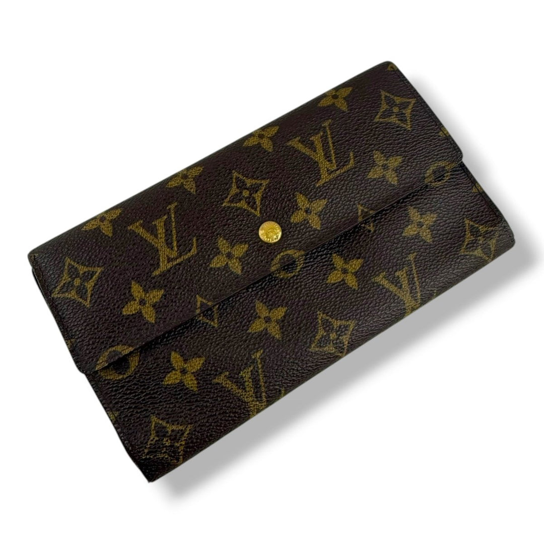Louis Vuitton Trifold Brown Monogram Femme Wallet - Lux Central
