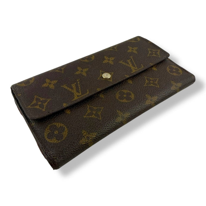 Louis Vuitton Trifold Brown Monogram Femme Wallet - Lux Central