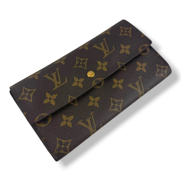 Louis Vuitton Trifold Brown Monogram Femme Wallet - Lux Central