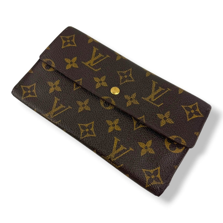 Louis Vuitton Trifold Brown Monogram Femme Wallet - Lux Central