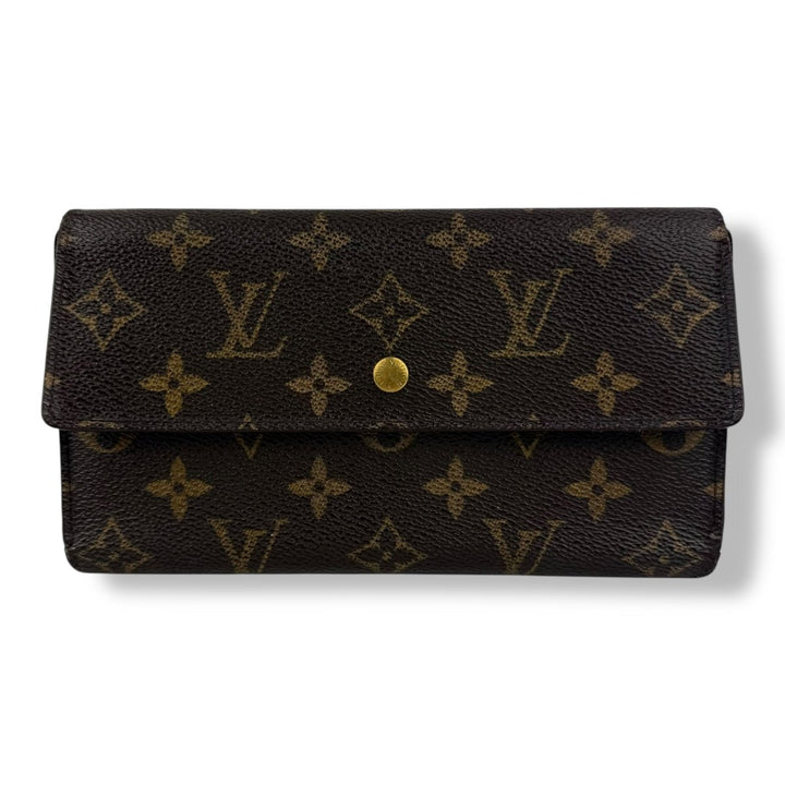 Louis Vuitton Trifold Brown Monogram Femme Wallet - Lux Central