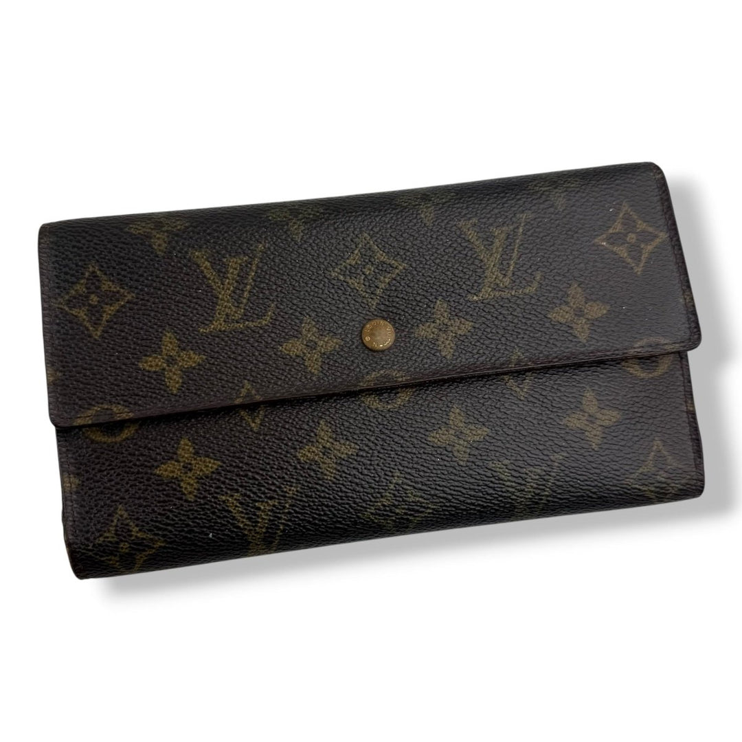 Louis Vuitton Trifold Brown Monogram Femme Wallet - Lux Central