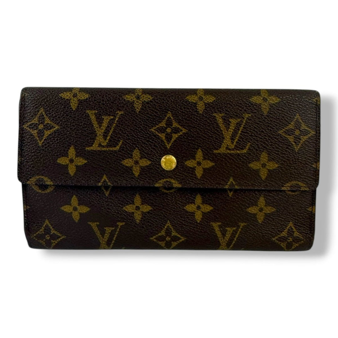 Louis Vuitton Trifold Brown Monogram Femme Wallet - Lux Central