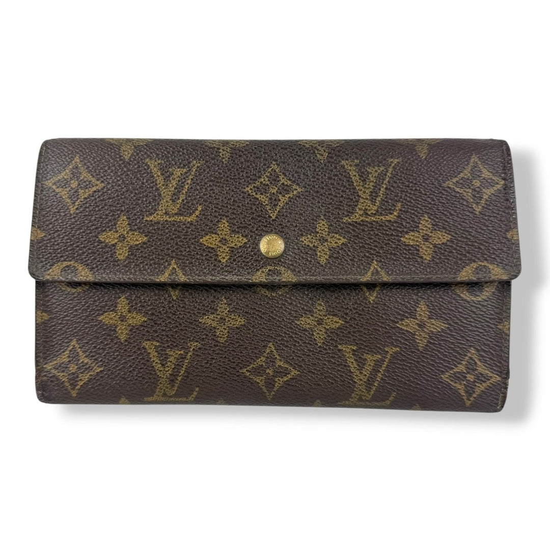 Louis Vuitton Trifold Brown Monogram Femme Wallet - Lux Central