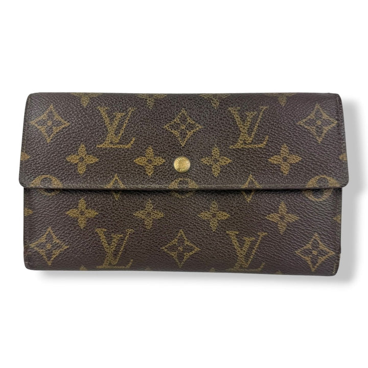 Louis Vuitton Trifold Brown Monogram Femme Wallet - Lux Central