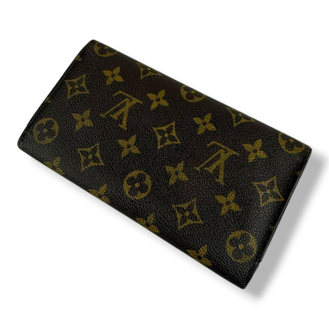 Louis Vuitton Trifold Brown Monogram Femme Wallet - Lux Central