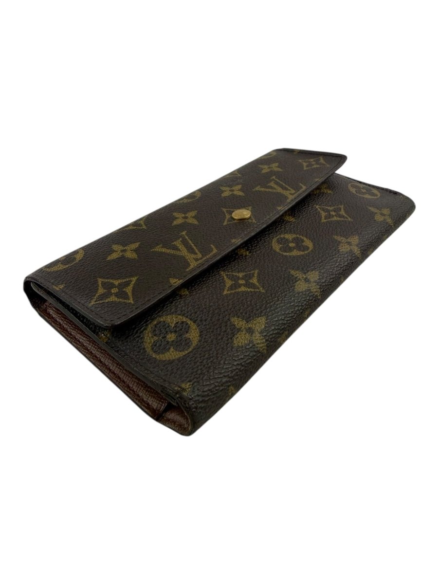 Louis Vuitton Trifold Brown Monogram Femme Wallet - Lux Central