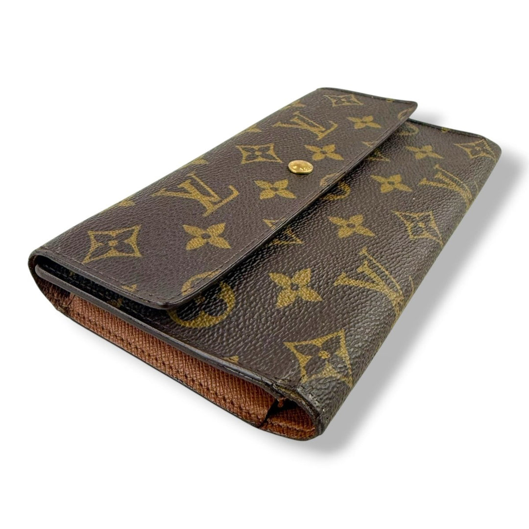 Louis Vuitton Trifold Brown Monogram Femme Wallet - Lux Central