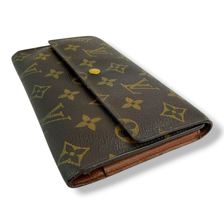 Louis Vuitton Trifold Brown Monogram Femme Wallet - Lux Central