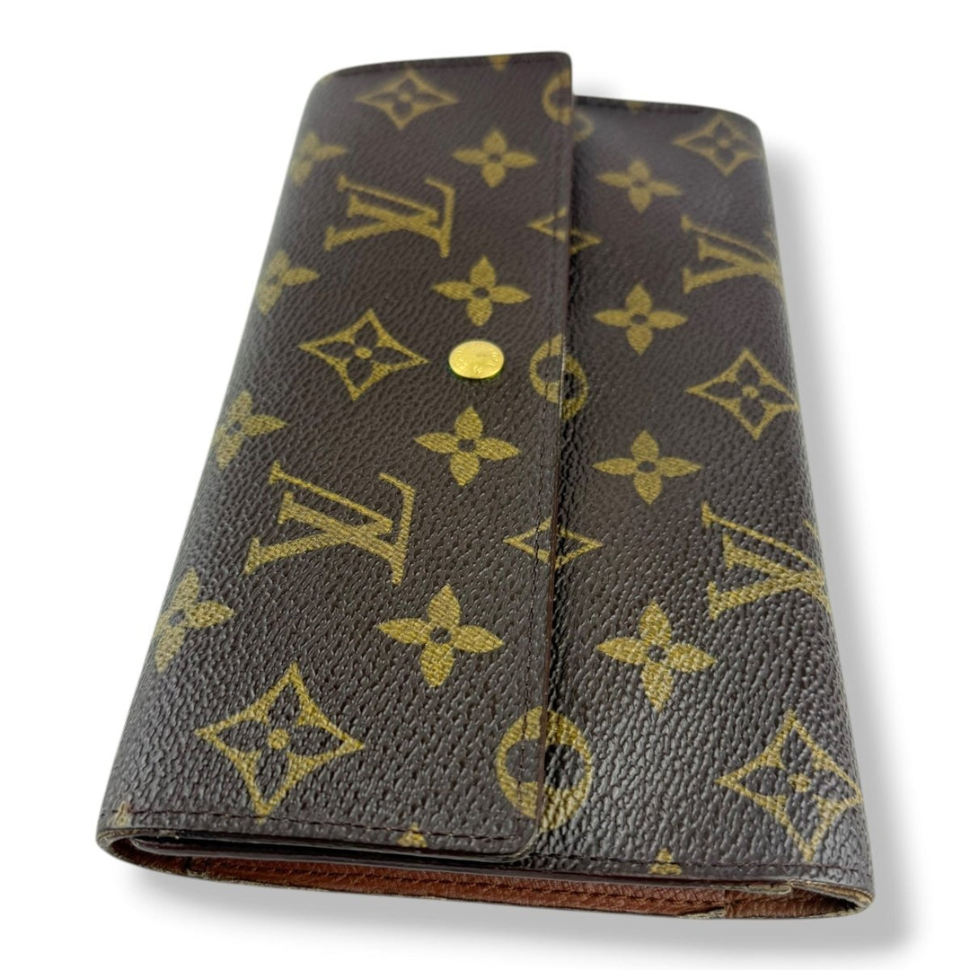 Louis Vuitton Trifold Brown Monogram Femme Wallet - Lux Central