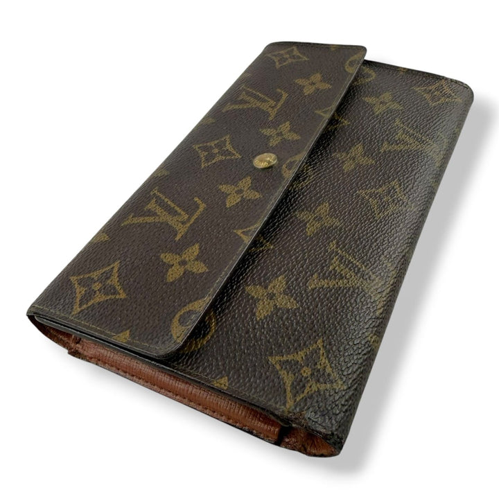Louis Vuitton Trifold Brown Monogram Femme Wallet - Lux Central