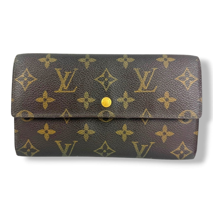 Louis Vuitton Trifold Brown Monogram Femme Wallet - Lux Central