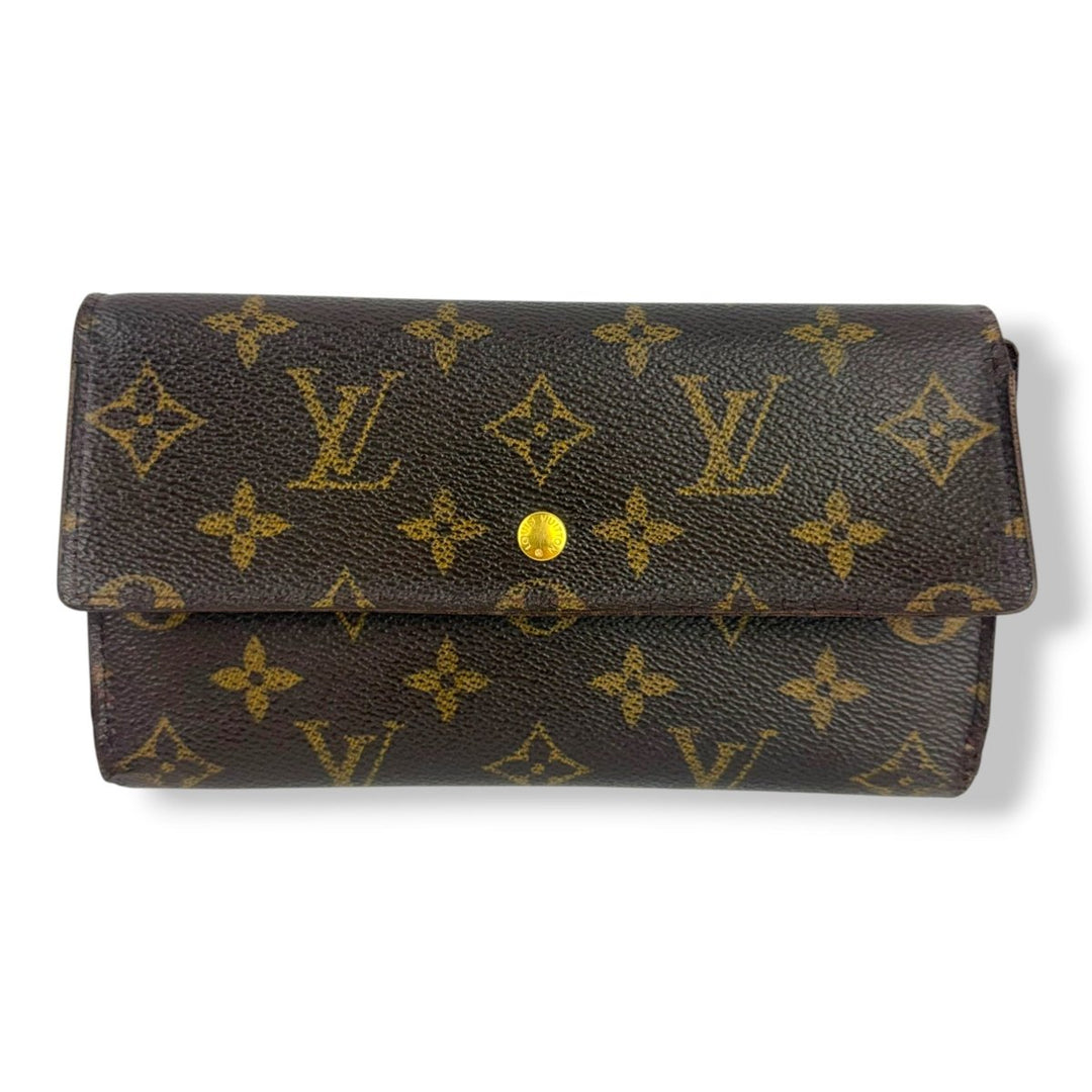 Louis Vuitton Trifold Brown Monogram Femme Wallet - Lux Central