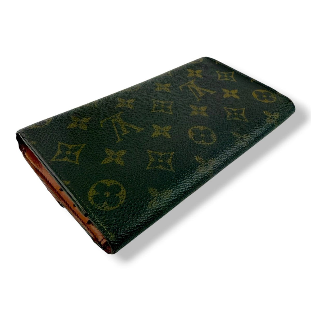 Louis Vuitton Trifold Brown Monogram Femme Wallet - Lux Central