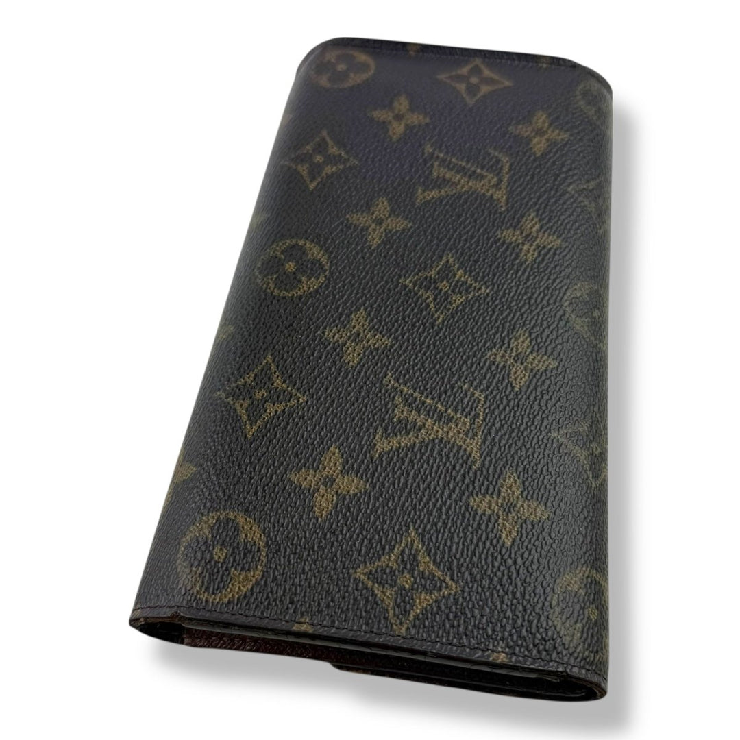 Louis Vuitton Trifold Brown Monogram Femme Wallet - Lux Central