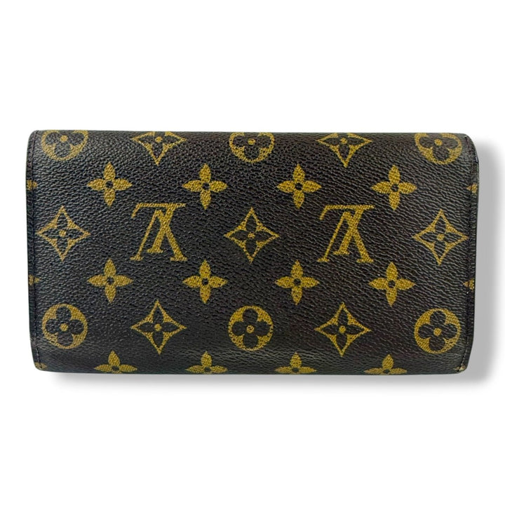 Louis Vuitton Trifold Brown Monogram Femme Wallet - Lux Central