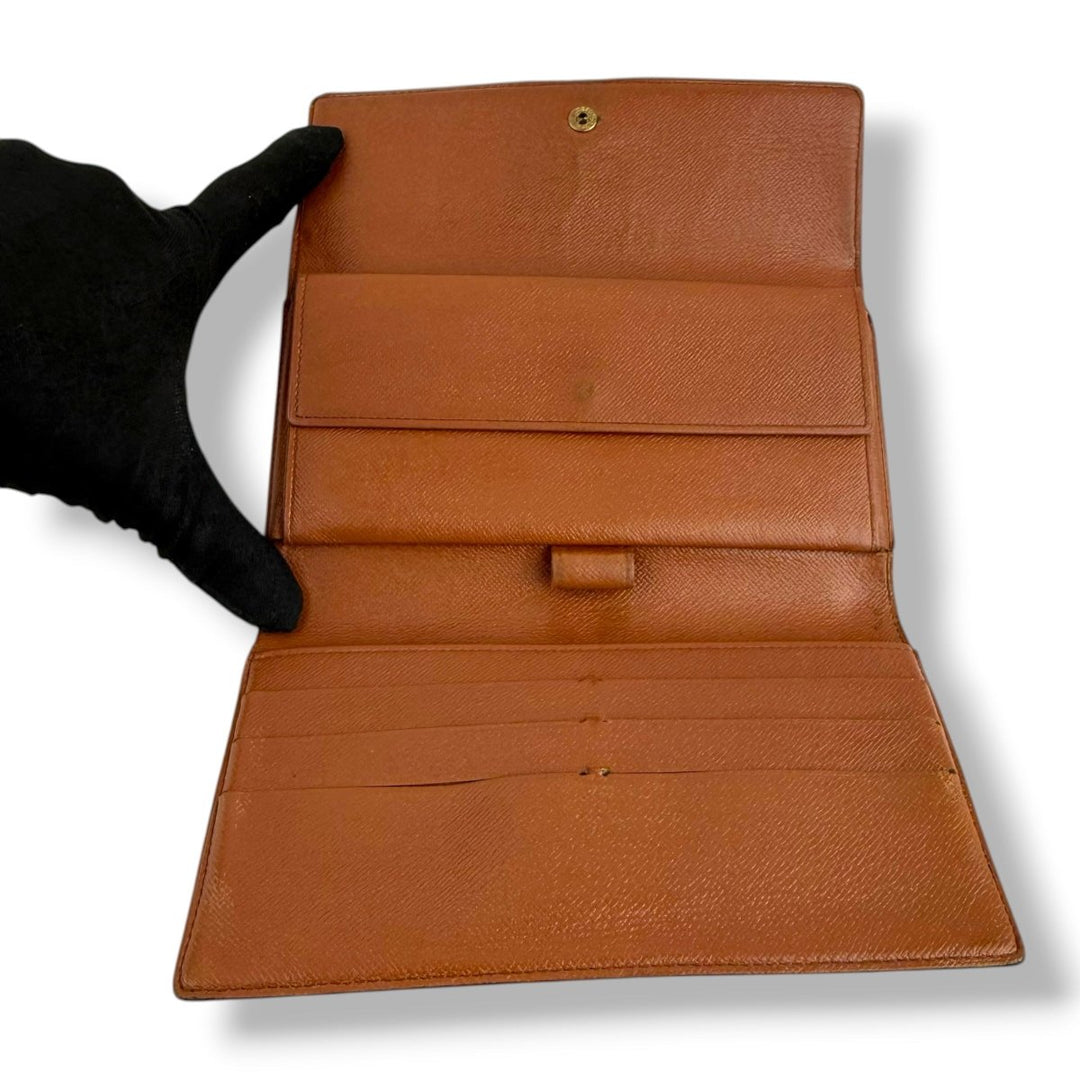 Louis Vuitton Trifold Brown Monogram Femme Wallet - Lux Central