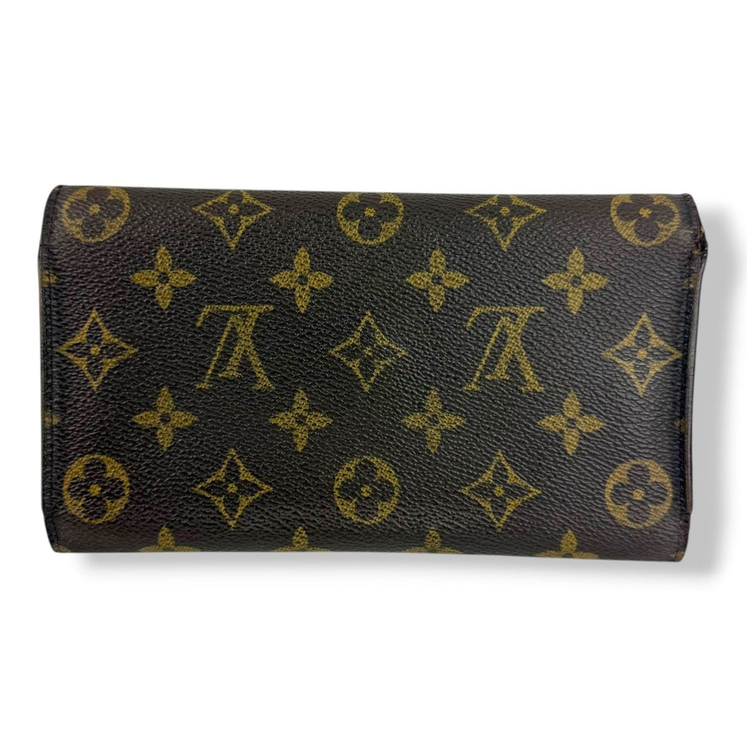 Louis Vuitton Trifold Brown Monogram Femme Wallet - Lux Central