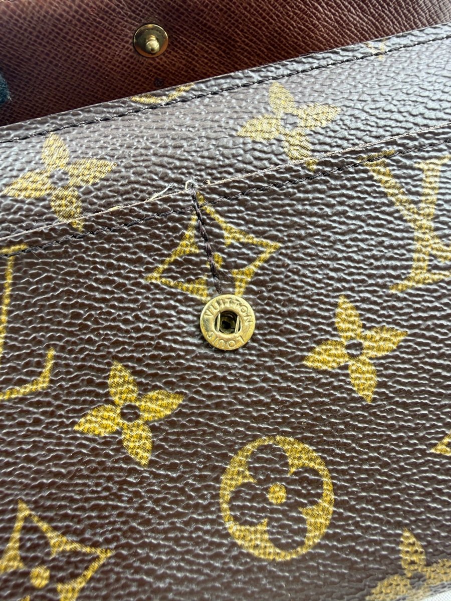 Louis Vuitton Trifold Brown Monogram Femme Wallet - Lux Central