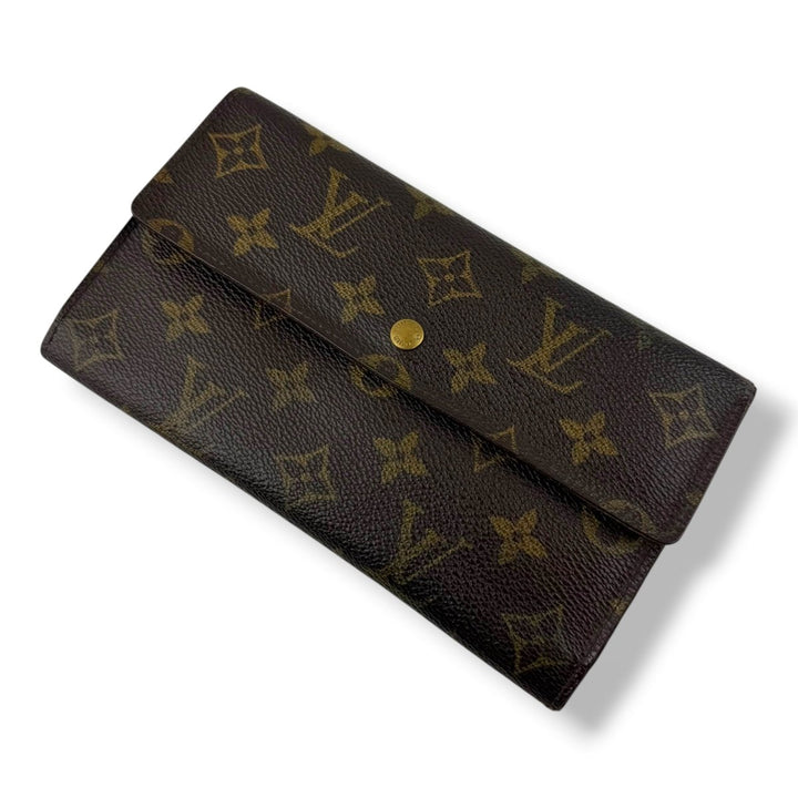 Louis Vuitton Trifold Brown Monogram Femme Wallet - Lux Central