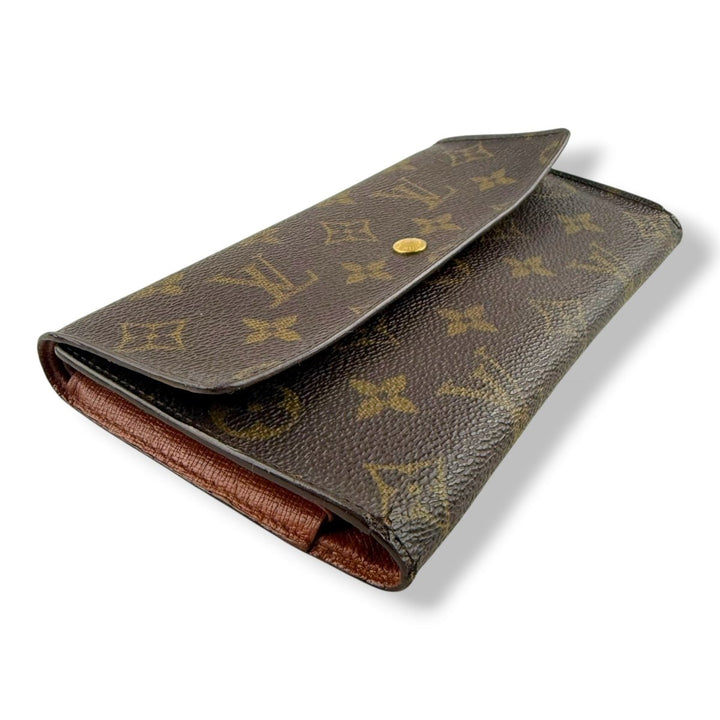 Louis Vuitton Trifold Brown Monogram Femme Wallet - Lux Central