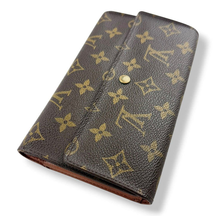 Louis Vuitton Trifold Brown Monogram Femme Wallet - Lux Central