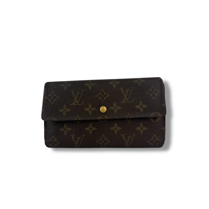 Louis Vuitton Trifold Brown Monogram Femme Wallet - Lux Central