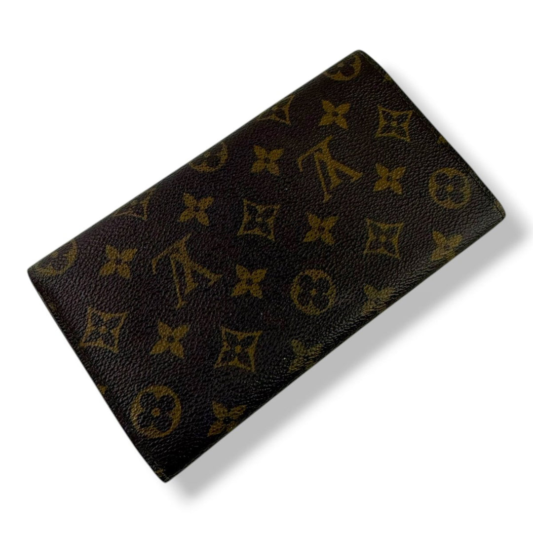 Louis Vuitton Trifold Brown Monogram Femme Wallet - Lux Central
