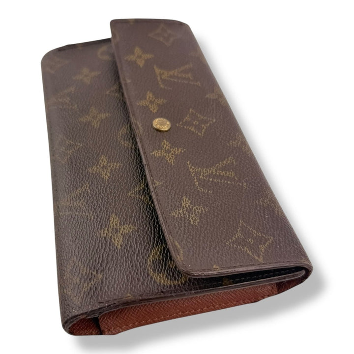 Louis Vuitton Trifold Brown Monogram Femme Wallet - Lux Central