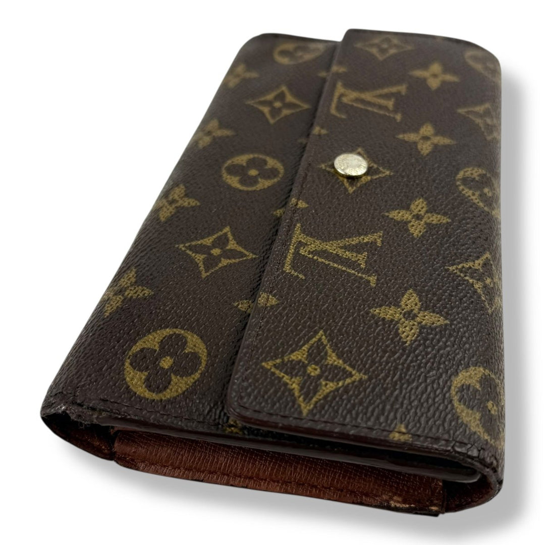 Louis Vuitton Trifold Brown Monogram Femme Wallet - Lux Central