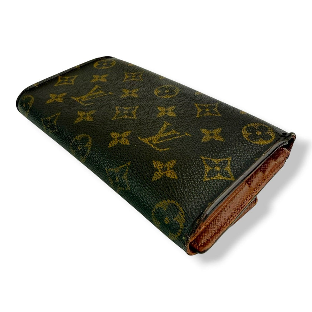 Louis Vuitton Trifold Brown Monogram Femme Wallet - Lux Central