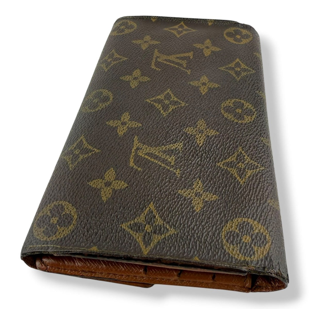 Louis Vuitton Trifold Brown Monogram Femme Wallet - Lux Central