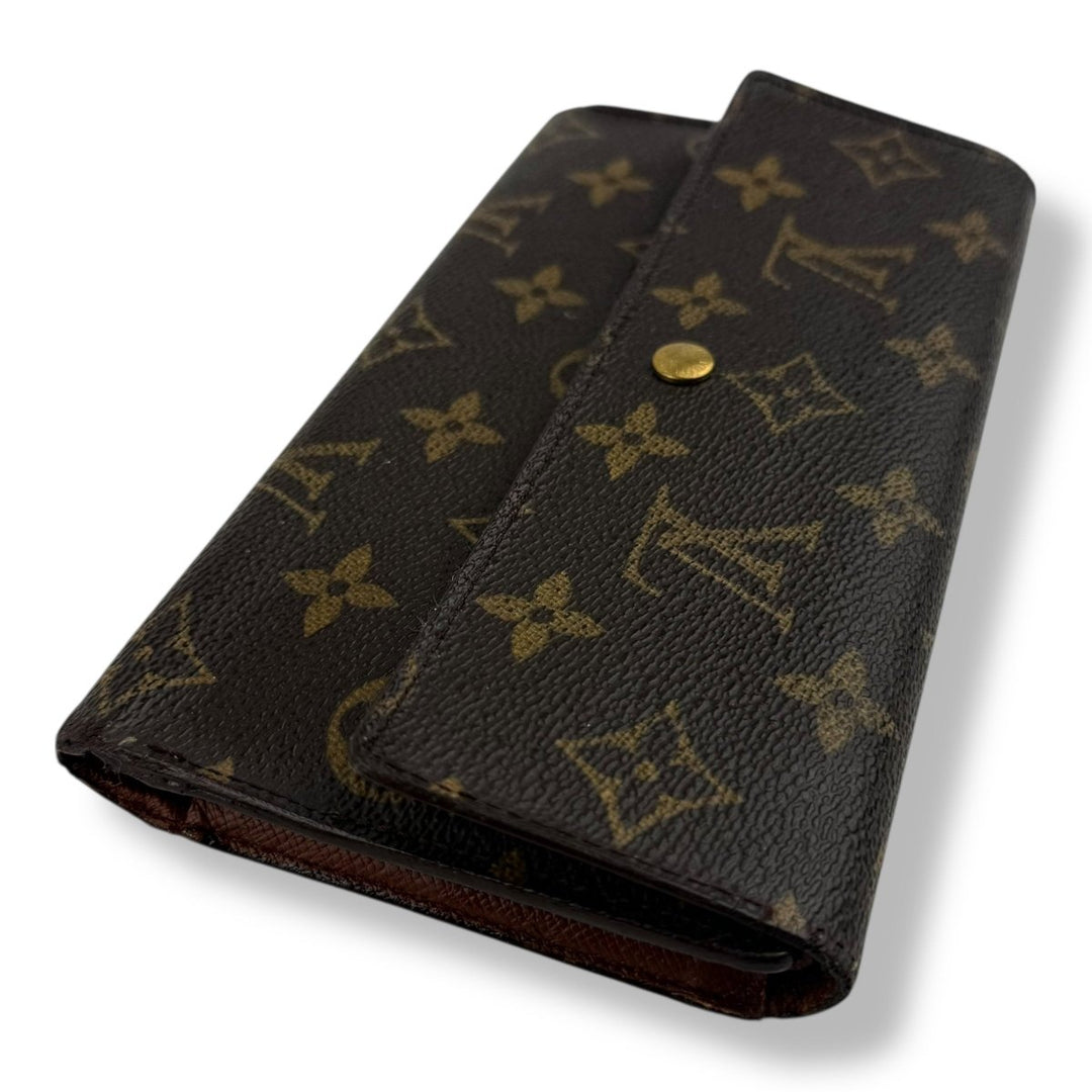 Louis Vuitton Trifold Brown Monogram Femme Wallet - Lux Central