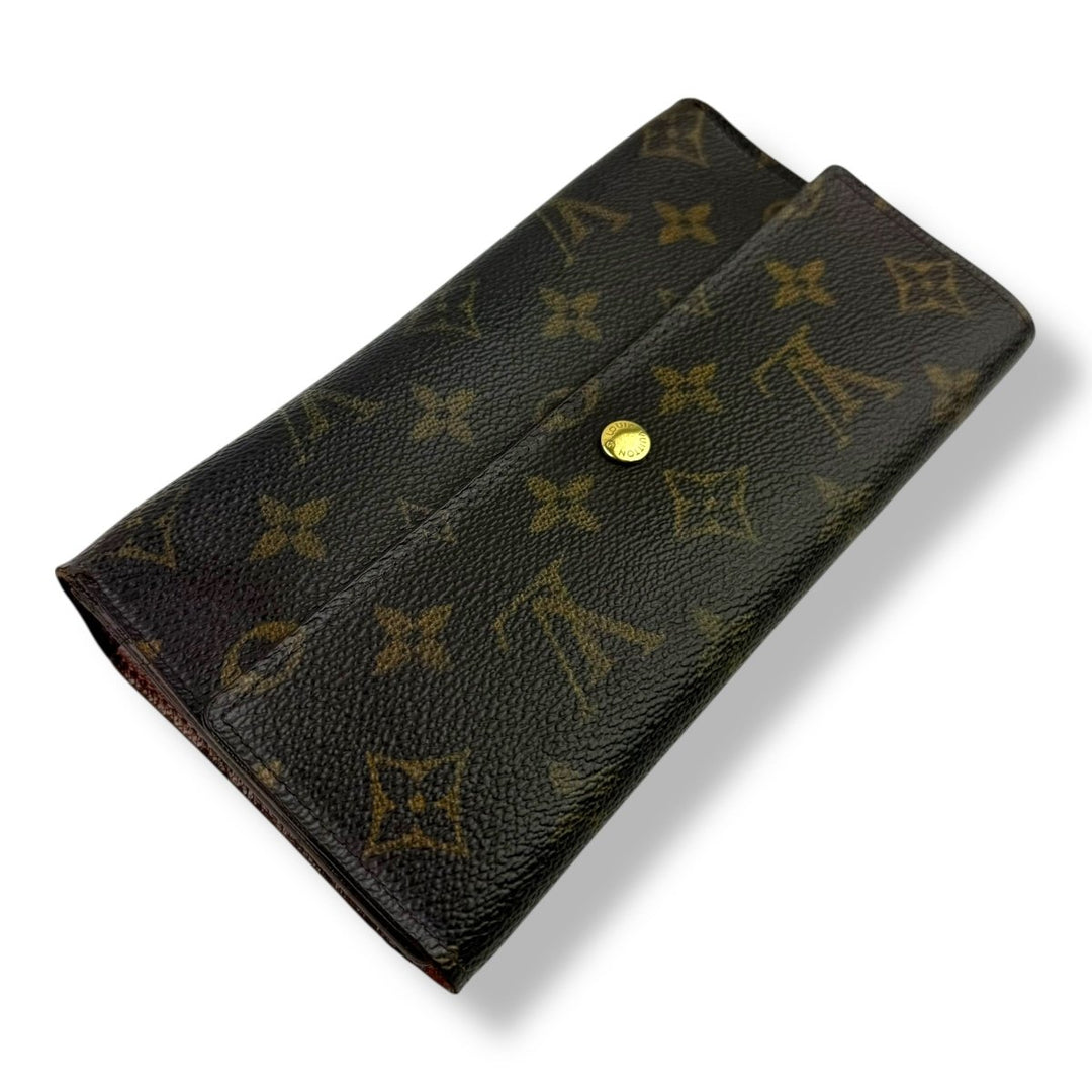 Louis Vuitton Trifold Brown Monogram Femme Wallet - Lux Central
