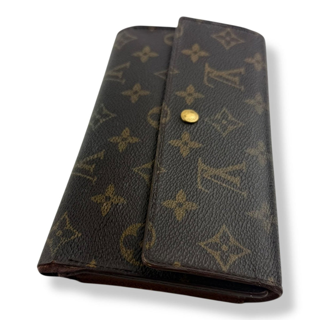 Louis Vuitton Trifold Brown Monogram Femme Wallet - Lux Central
