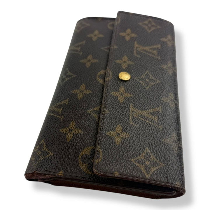 Louis Vuitton Trifold Brown Monogram Femme Wallet - Lux Central