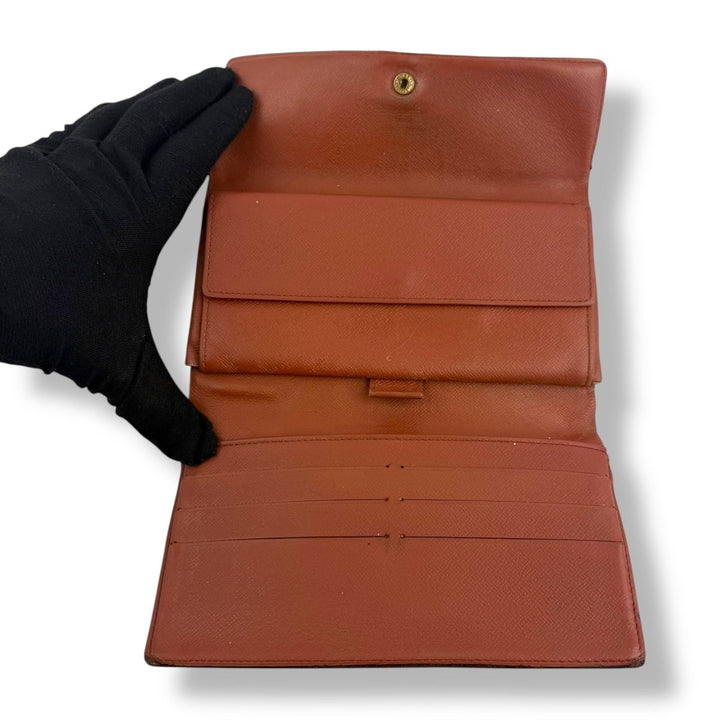 Louis Vuitton Trifold Brown Monogram Femme Wallet - Lux Central