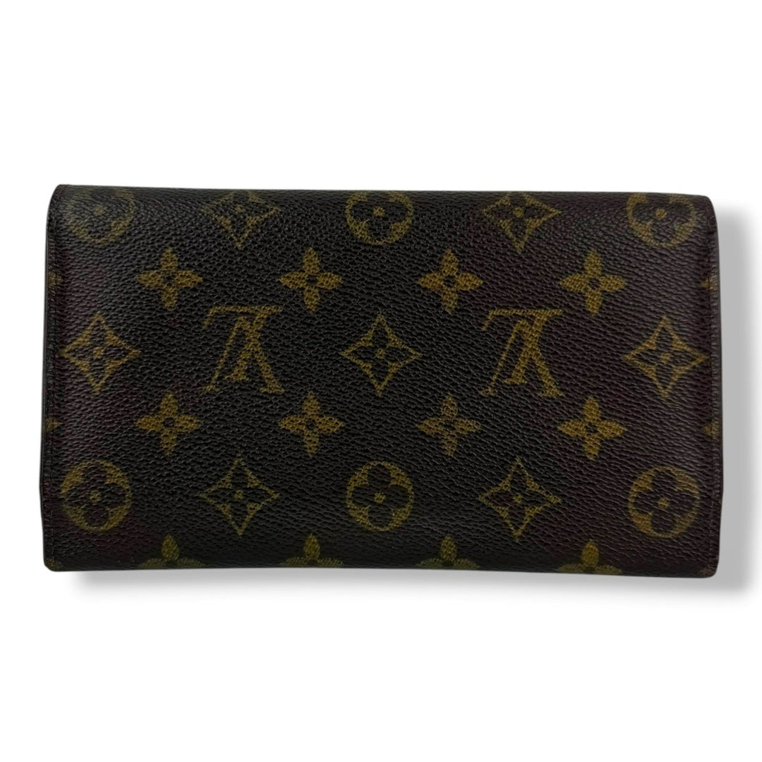 Louis Vuitton Trifold Brown Monogram Femme Wallet - Lux Central