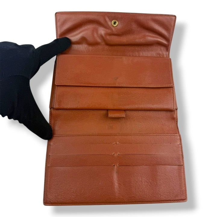 Louis Vuitton Trifold Brown Monogram Femme Wallet - Lux Central