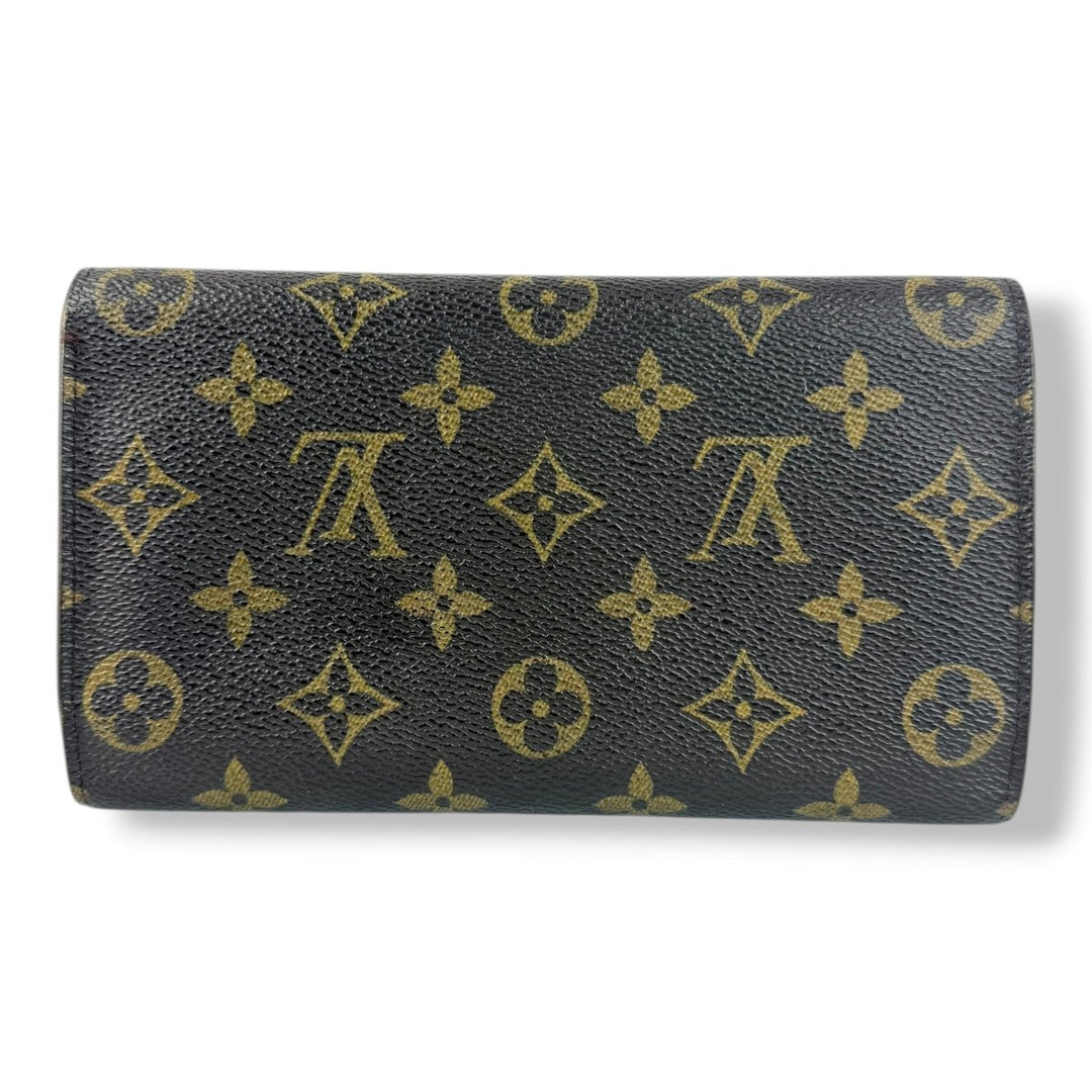 Louis Vuitton Trifold Brown Monogram Femme Wallet - Lux Central