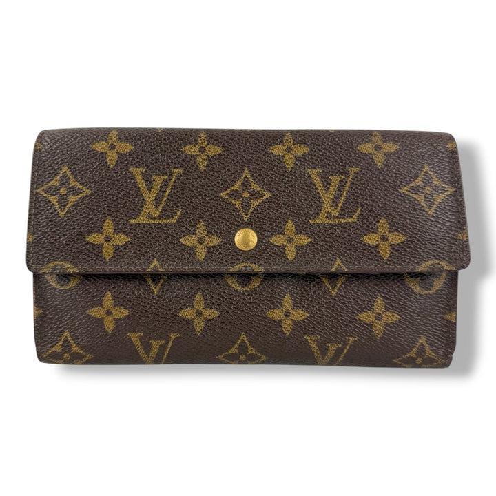 Louis Vuitton Trifold Brown Monogram Femme Wallet - Lux Central