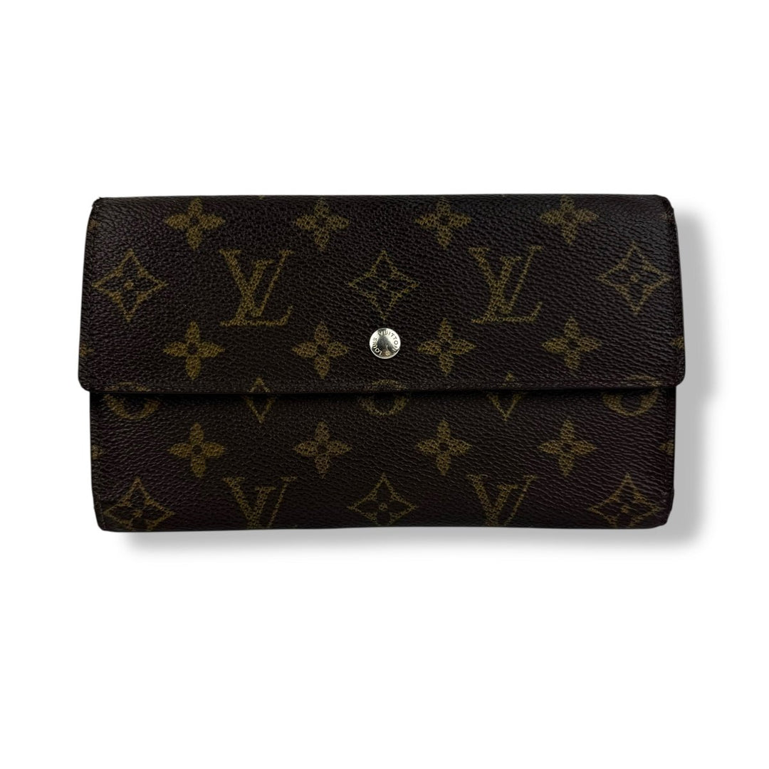 Louis Vuitton Trifold Brown Monogram Femme Wallet - Lux Central