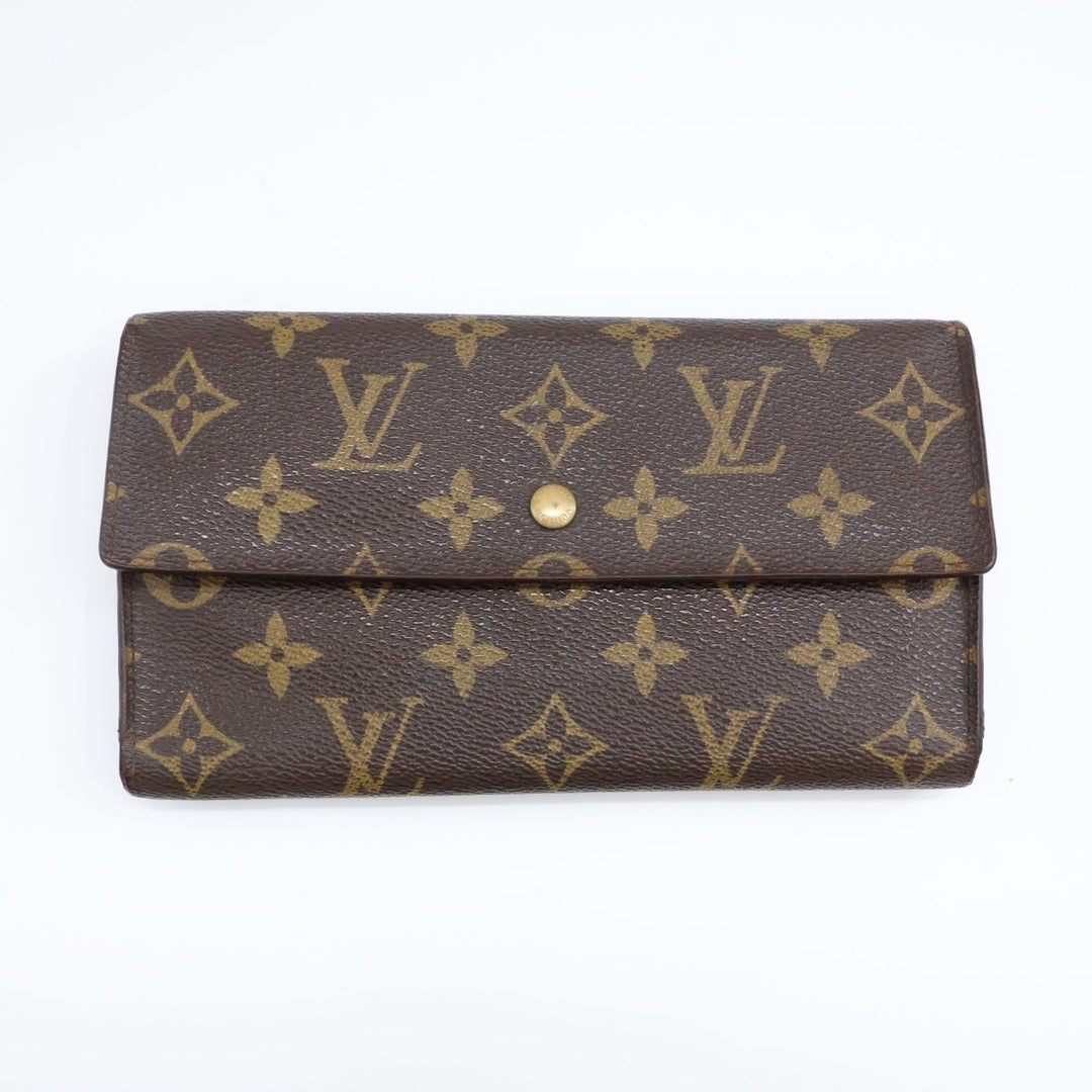 Louis Vuitton Trifold Brown Monogram Femme Wallet - Lux Central