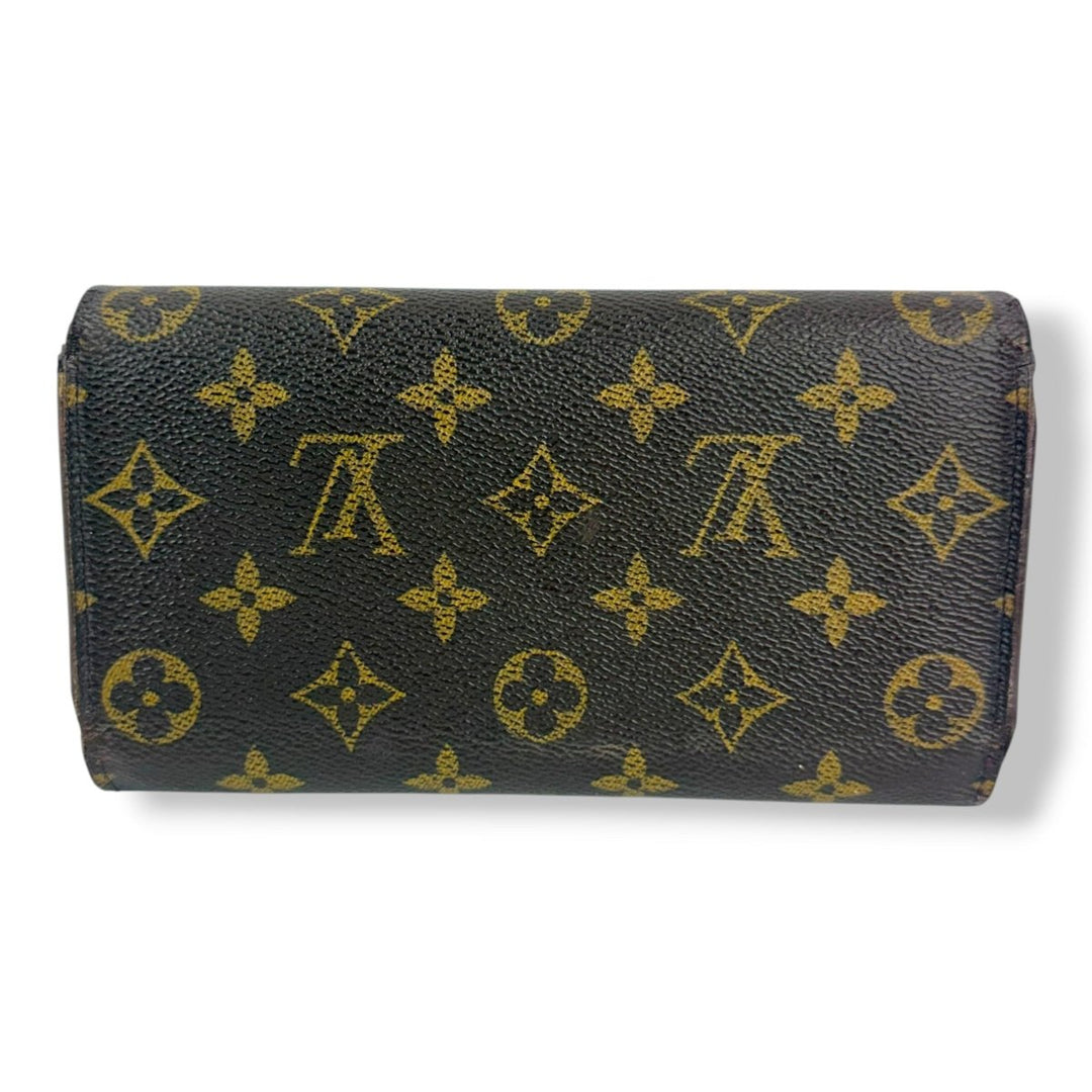 Louis Vuitton Trifold Brown Monogram Femme Wallet - Lux Central