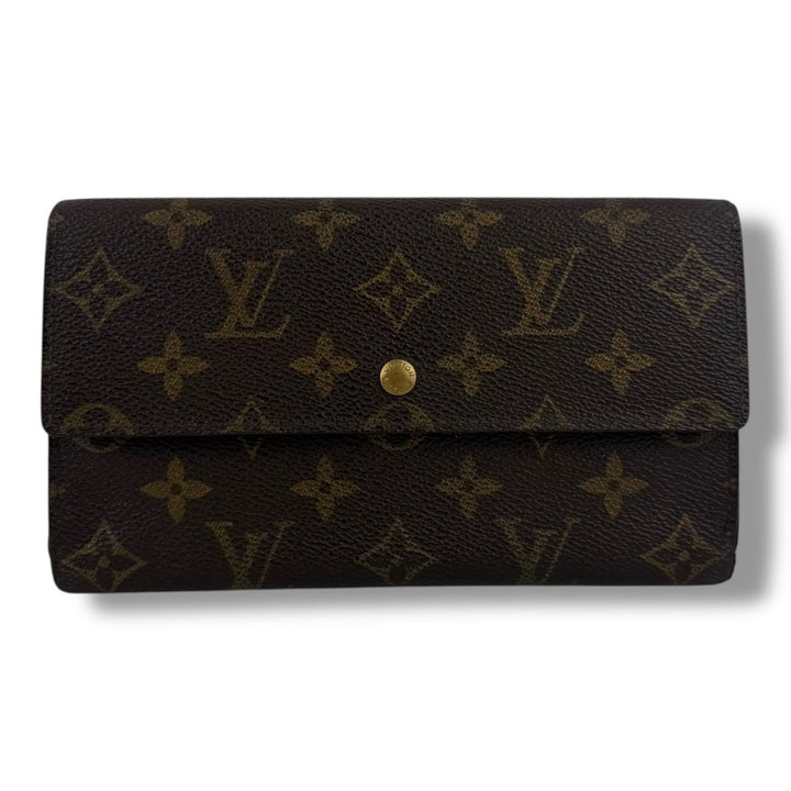 Louis Vuitton Trifold Brown Monogram Femme Wallet - Lux Central