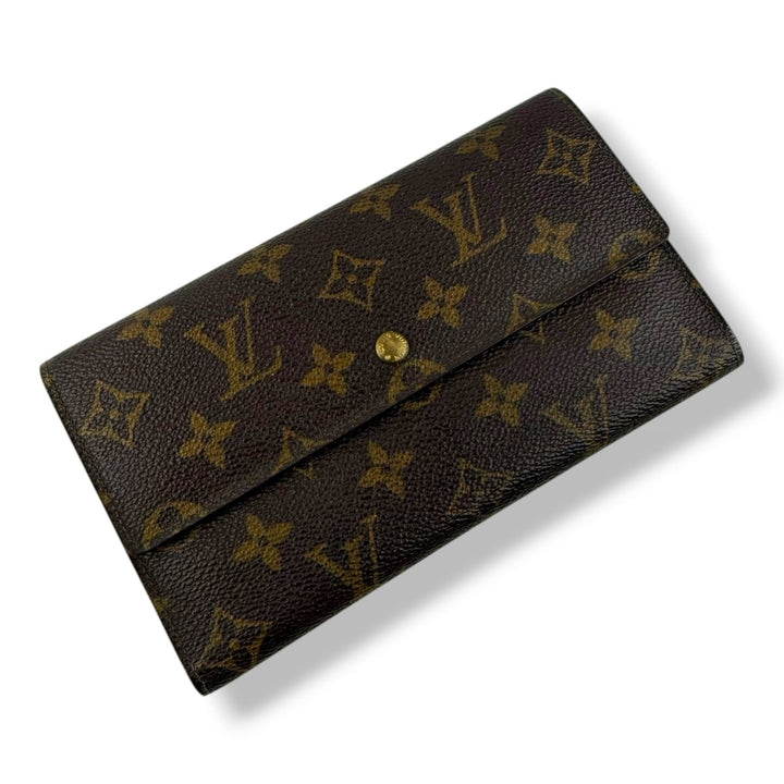 Louis Vuitton Trifold Brown Monogram Femme Wallet - Lux Central
