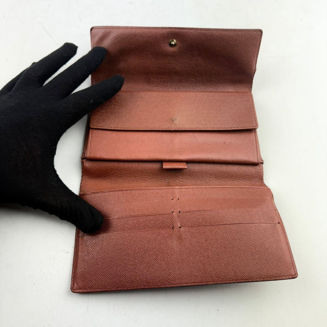 Louis Vuitton Trifold Brown Monogram Femme Wallet - Lux Central