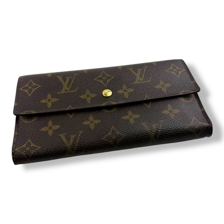 Louis Vuitton Trifold Brown Monogram Femme Wallet - Lux Central