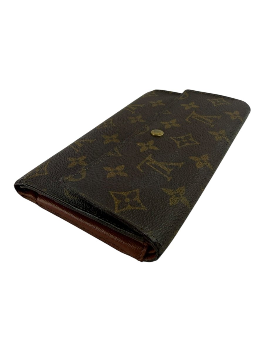 Louis Vuitton Trifold Brown Monogram Femme Wallet - Lux Central